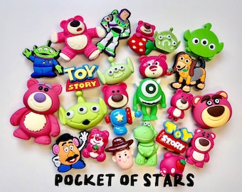 Shoe Charms - toy cowboy space adventures