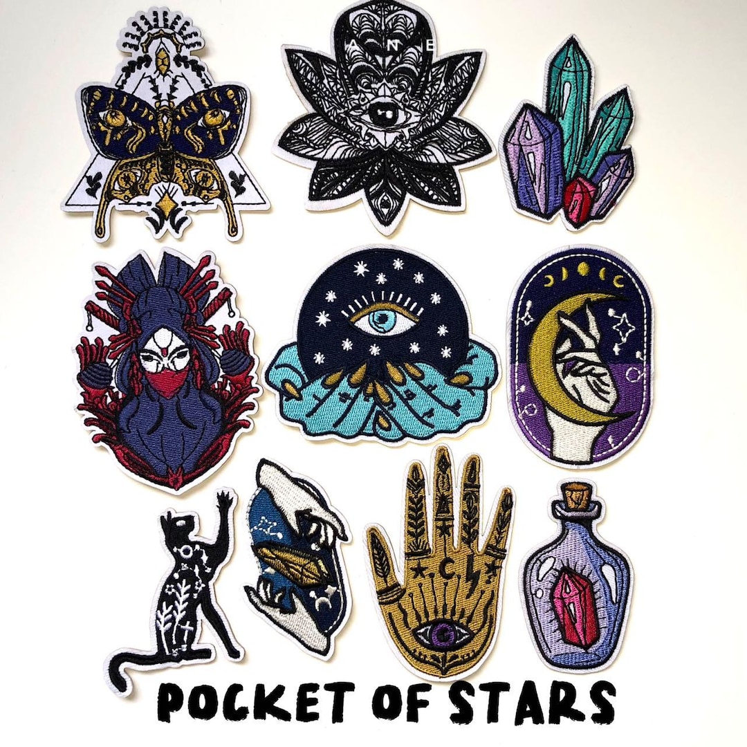 Esoteric Patch Mystical and Occult-themed Embroidered Patches - Etsy