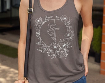 Pole dance tank top aerialist vest