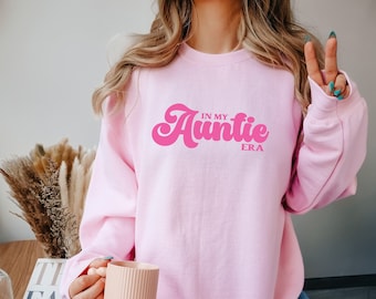 In My Auntie Era Sweatshirt, Cool Auntie Crewneck, Auntie Sweater