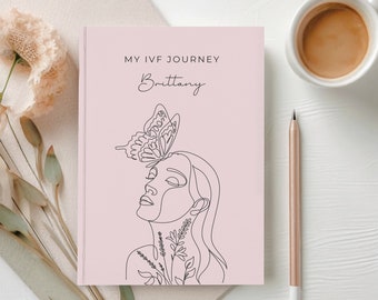 Personlig IVF-resedagbok, IVF-infertilitetspresent, IVF ttc-anteckningsbok