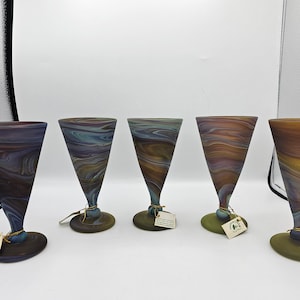 Vintage Phoenician Glass Cocktail Glasses