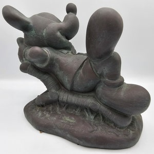 Mickey Mouse Vintage Faux Bronze Statue