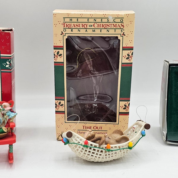 Enesco Treasury Vintage Ornamente, 1985, 1988, 1994