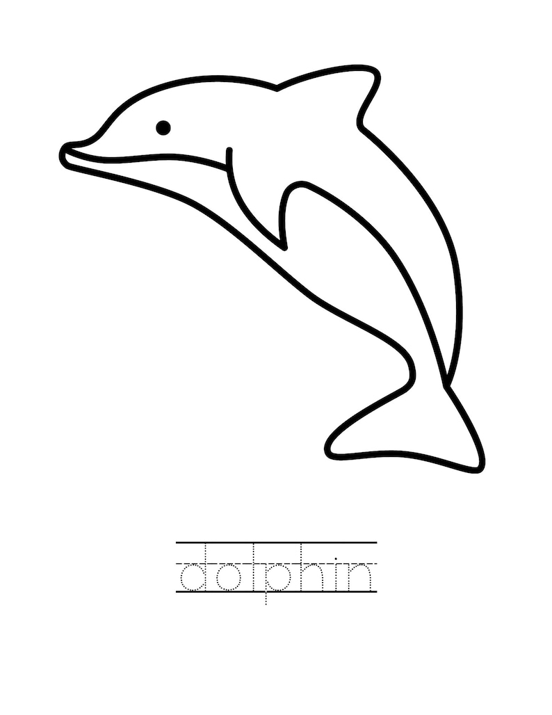 Printable Coloring Pages Sea Animals Instant Download - Etsy