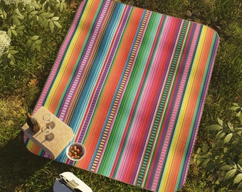 Picnic Blanket, Mexican Blanket, Blanket, Outdoor Blanket, Beach Blanket, Camping Blanket, Picnic Mat, Family Picnic, Waterproof Blanket