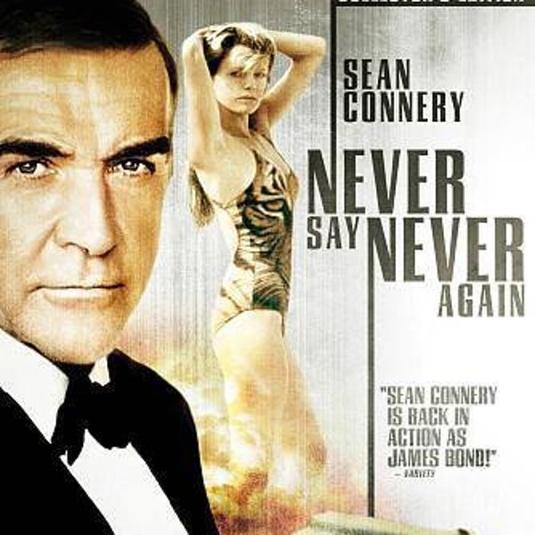 Never Say Never Again Blu Ray Custom James Bond 007