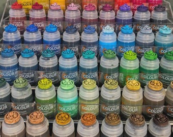 Citadel paint cap for perfect color visibility, Paint Bottle Swatch Cap