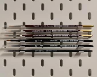 Ikea Skadis compatible brush holder, pegboard