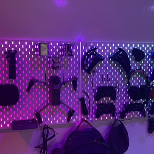 Ikea Skadis compatible LED strip holder, pegboard
