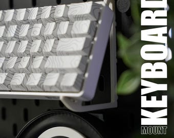 Ikea Pegboard Skadis compatible gaming keyboard holder, IKEA pegboard gaming