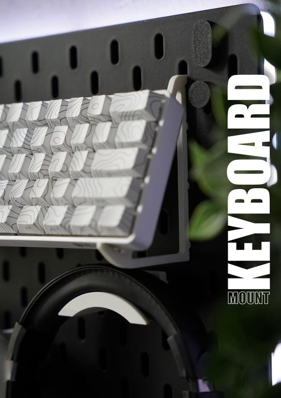 Ikea Pegboard Skadis kompatible Gaming Tastatur Halterung, IKEA pegboard gaming