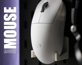 Ikea Pegboard Skadis compatible gaming mouse holder, IKEA pegboard gaming