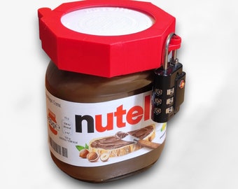 Chiusura Nutella Lock, niente spuntini indesiderati, protezione contro i furti indesiderati, regalo per gli amanti della Nutella