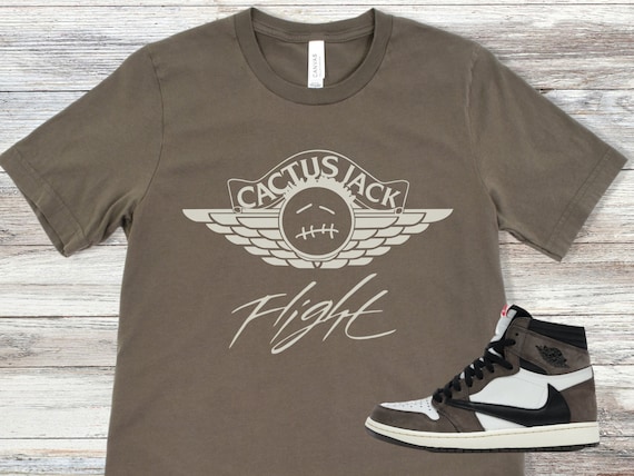 Travis Scott Mocha 1s Shirt to Match Jordan 1 High Sneaker, Sneaker Match T- shirts, Jordan 1 Mocha Shirts, Flight Air Jordan Tees, Unisex - Etsy