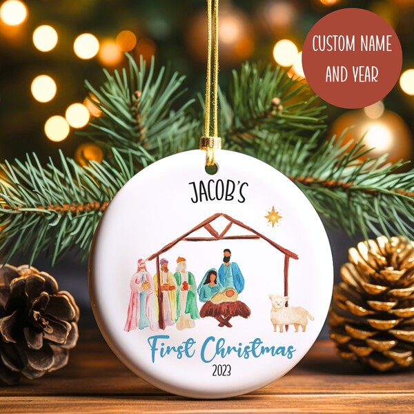 Religious Christmas Ornaments - Etsy