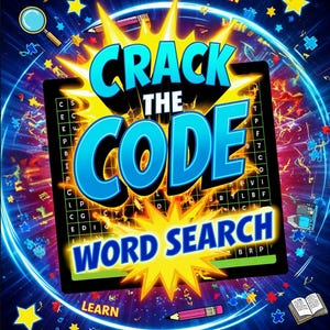 Crack The Code: Word Search - Word Search Puzzles For Kids