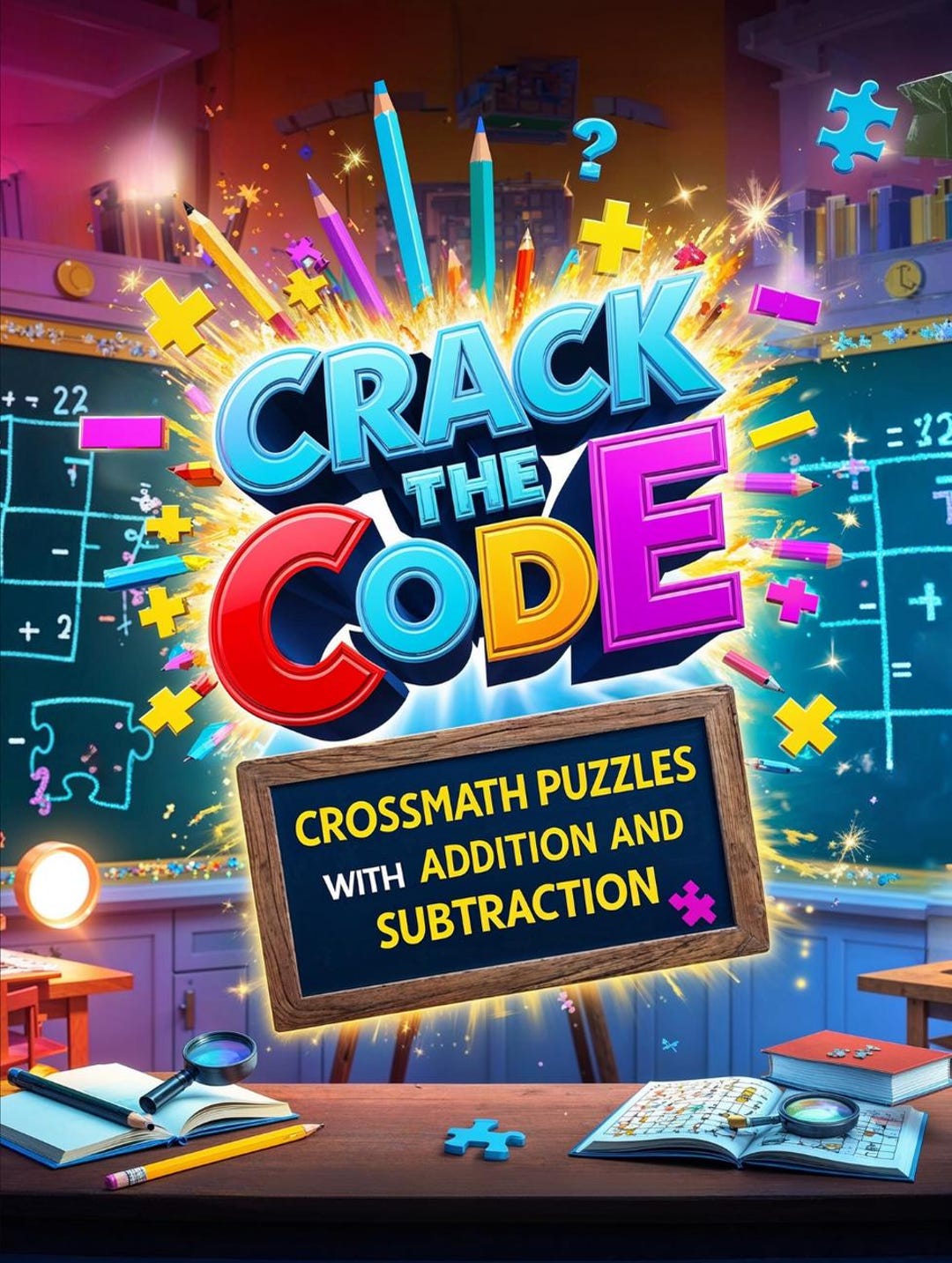 Crack the Code: Crossmath Puzzles With Addition and Subtraction ...