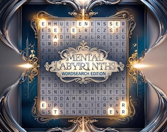 Mental Labyrinth's: Word Search Edition - Word Search For Adults