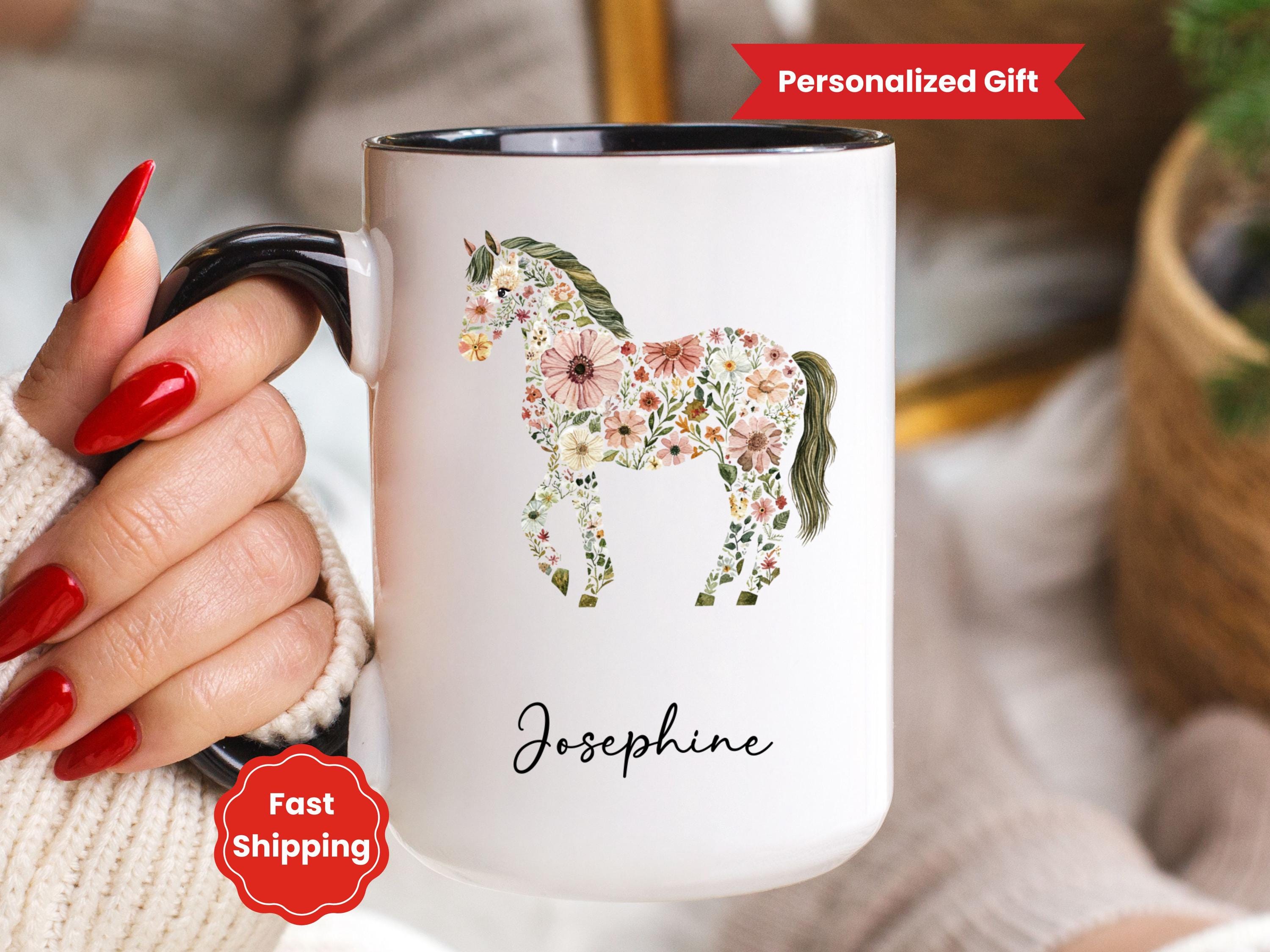 Custom Horse Mug - Etsy