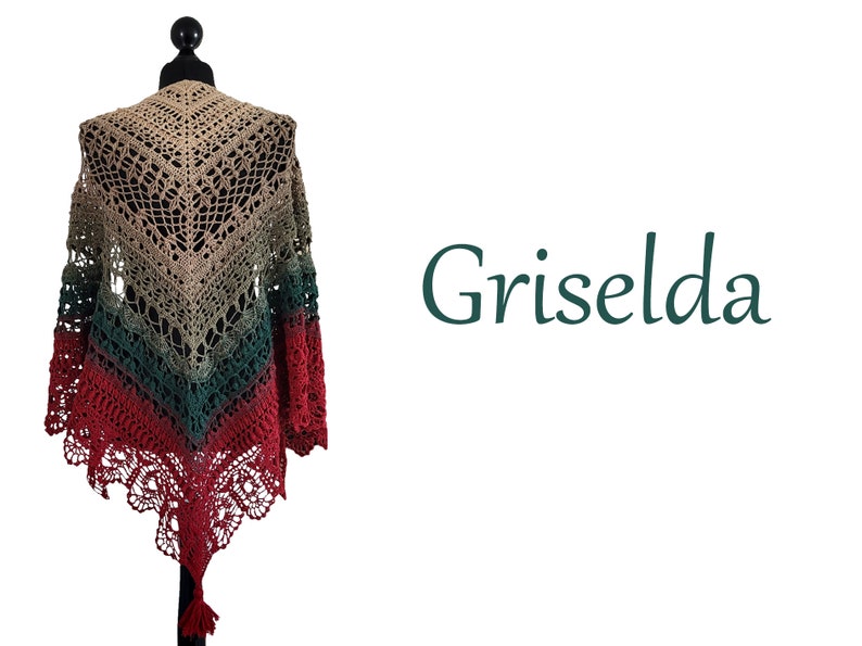 Patrón de crochet Griselda en alemán e inglés. imagen 1