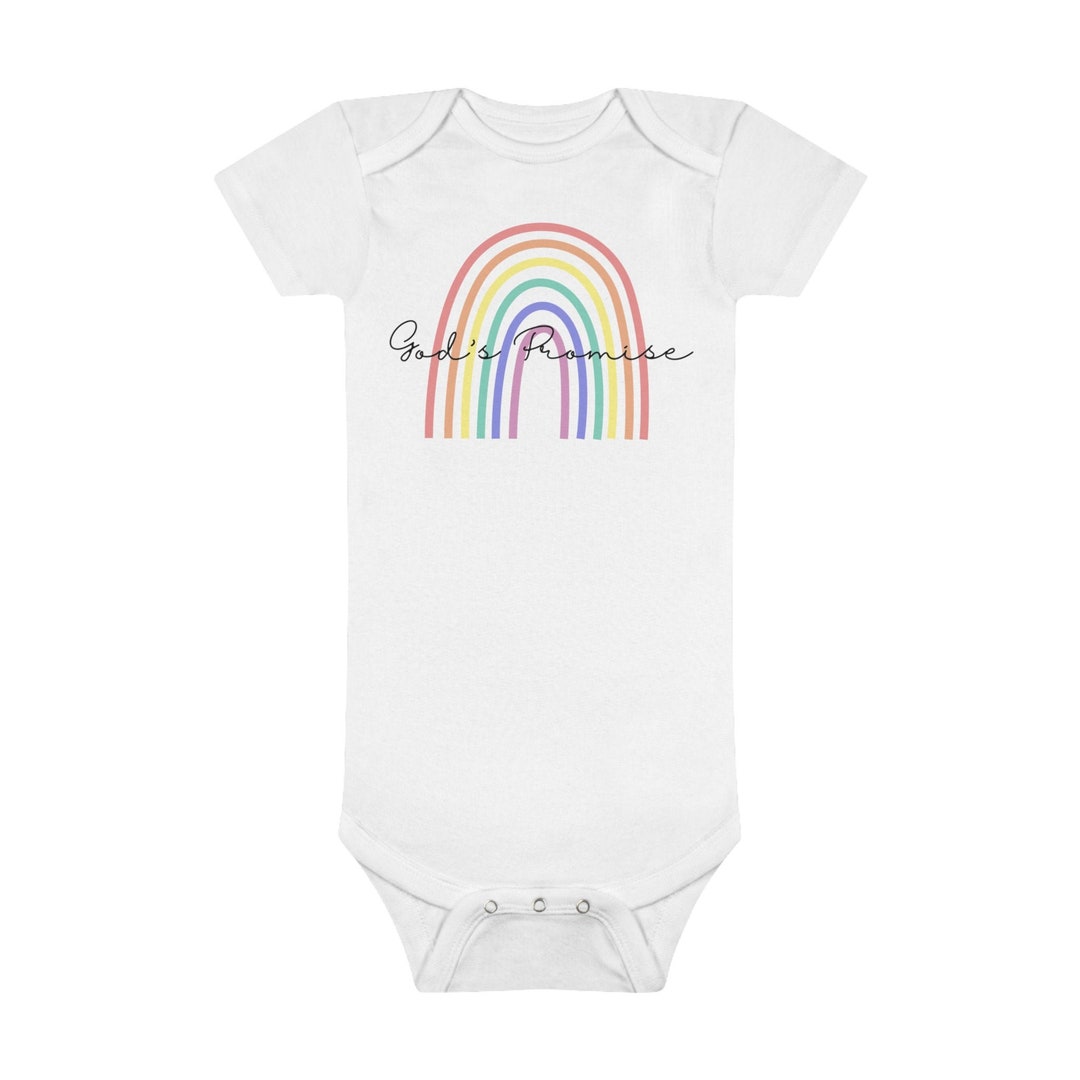 Rainbow Baby Clothes God's Promise Unisex Clothing Etsy