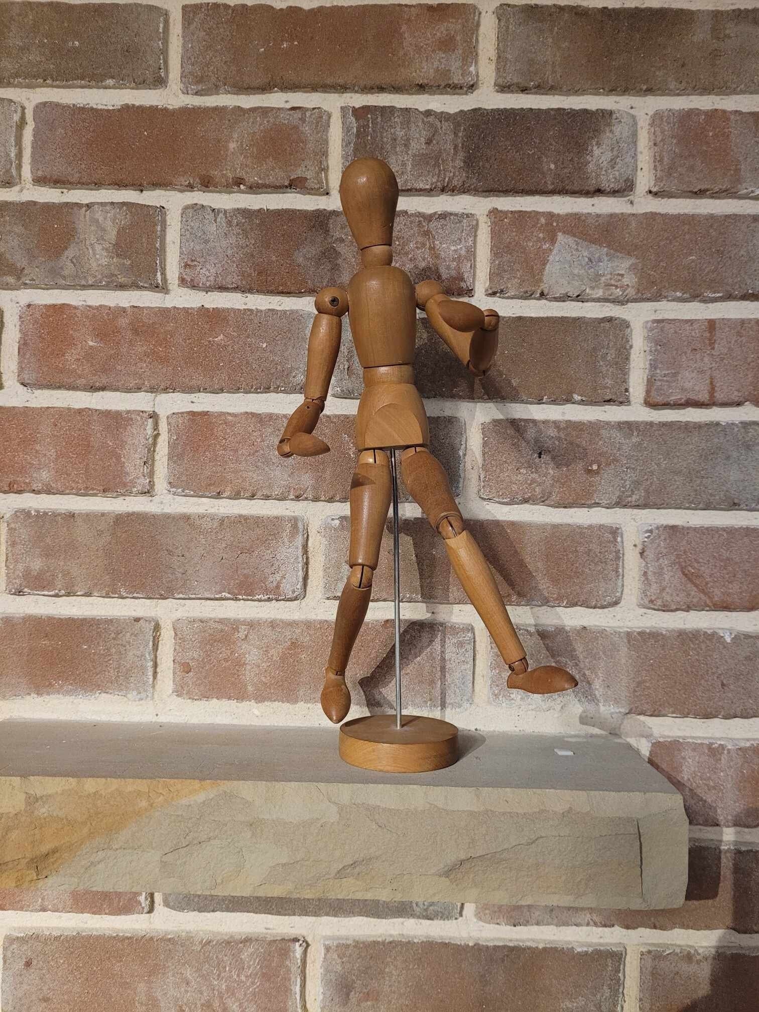 US Art Supply 9” Male Manikin Wooden Art Mannequin Figure