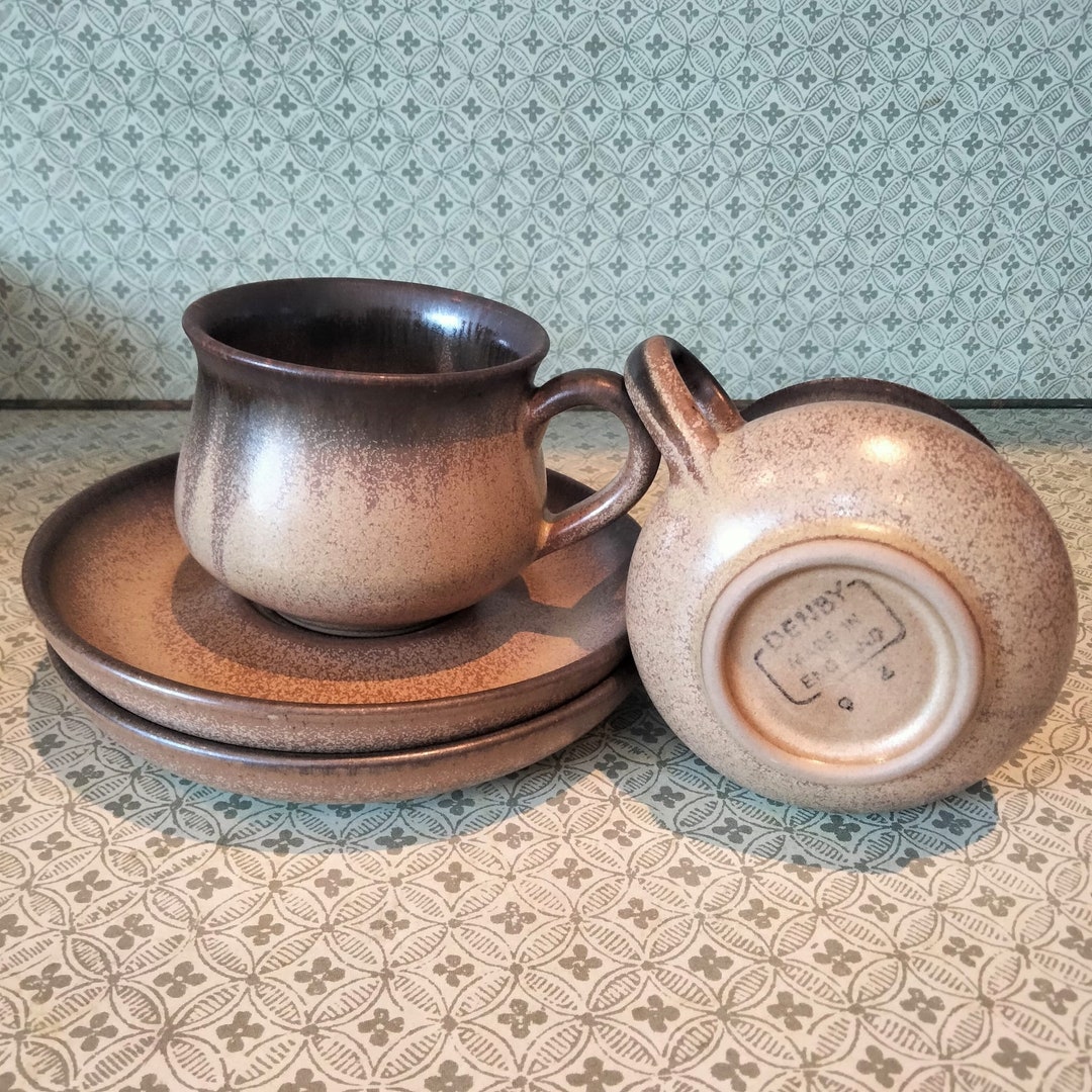 Vintage Denby Stoneware Denby Pottery romany Brown Etsy