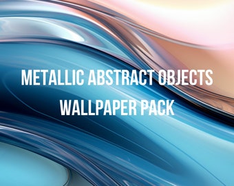 Pakket metallic abstracte achtergronden, achtergronden met hoge resolutie (digitale download)