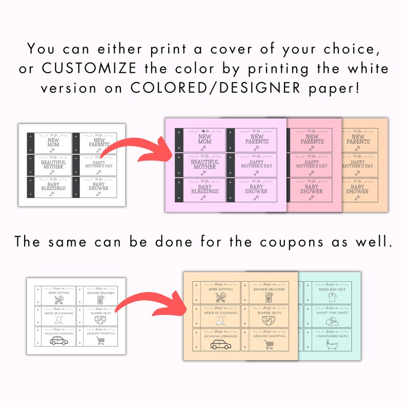 Digital Coupon Book for New Moms, New Parents Coupon Book Instant