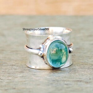 Aquamarine Ring, Handmade Ring, Gemstone Ring, 925 Sterling Silver Ring, Anniversary Gift, Gift For Her, Statement Ring, Handmade Ring