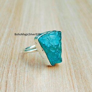 Aquamarine Ring, Aquamarine Jewelry, Women Ring, Silver Jewelry, Pretty Gift, Gifts For Her, Birthday Gift, Handmade Gift, Statement Ring