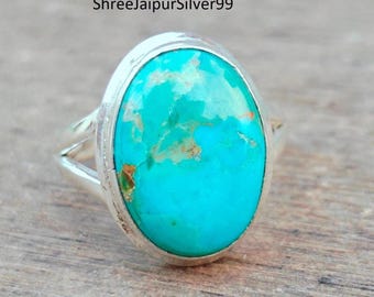 Bague Réglable Turquoise Mohave