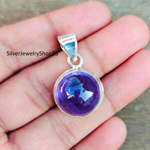 Amethyst Pendant, Amethyst Jewelry, Purple Pendant, Handmade Pendant, 925 Silver Stealing Pendant, Silver Pendant, Statement Jewelry