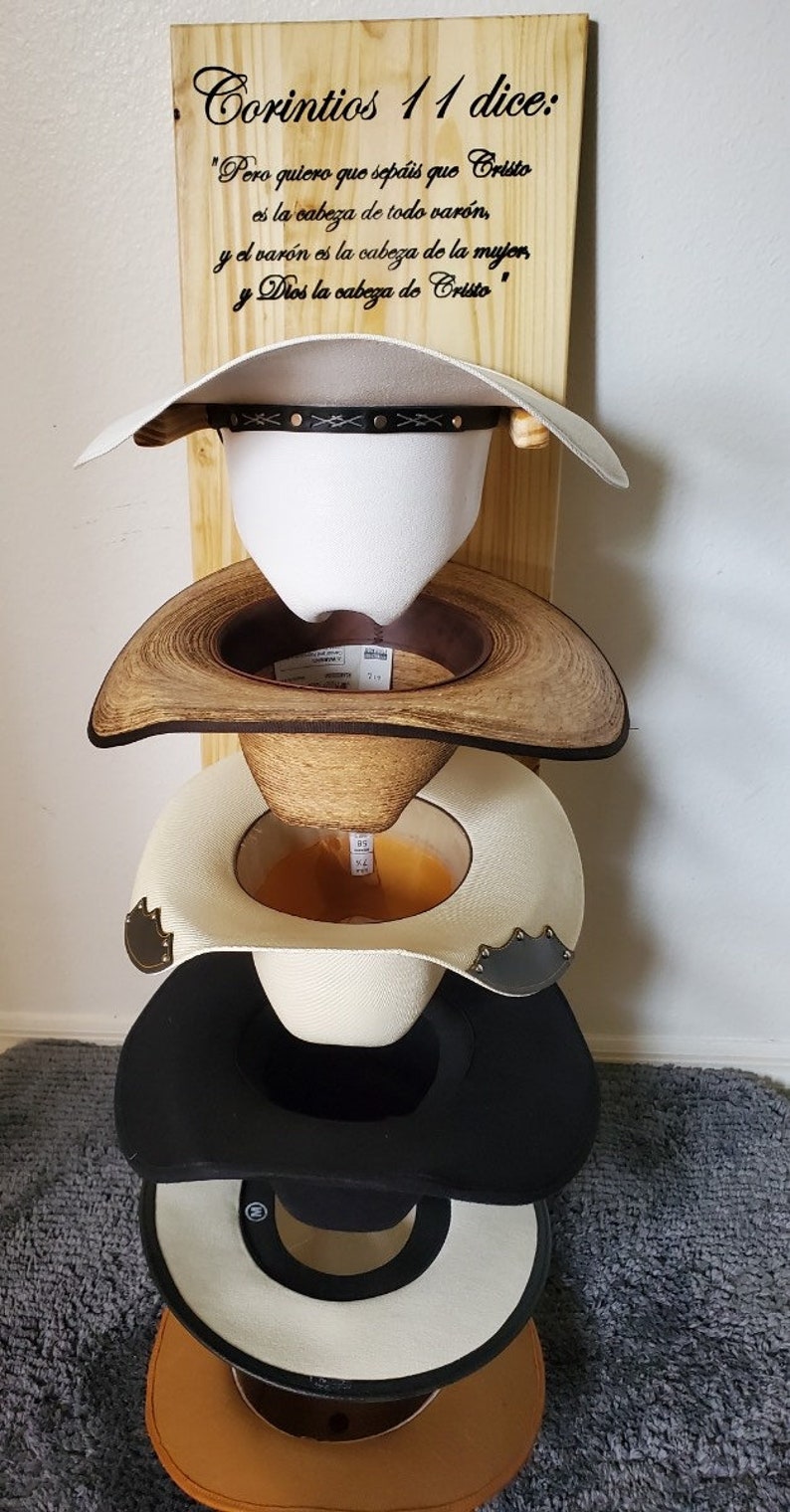Hat Rack Signs Cowboy Hat Rack Display Design for CNC Digital File ONLY– Instant ...