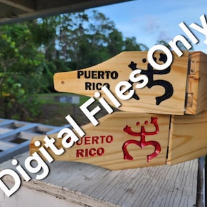 Tostonera Boricua CNC Files: Puerto Rico SVG DXF CRV3d G-Code (Digital Download)