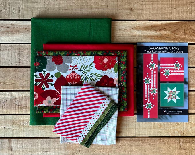Table Runner Quilt Kit Showering Stars by Robin Pickens - Etsy
