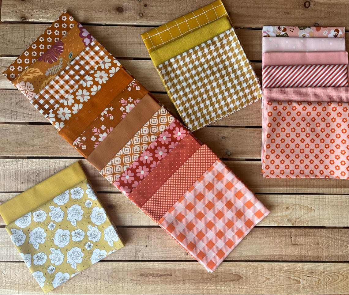 Moda Fabrics and Riley Blake Designs Fat Quarter Bundle - Etsy