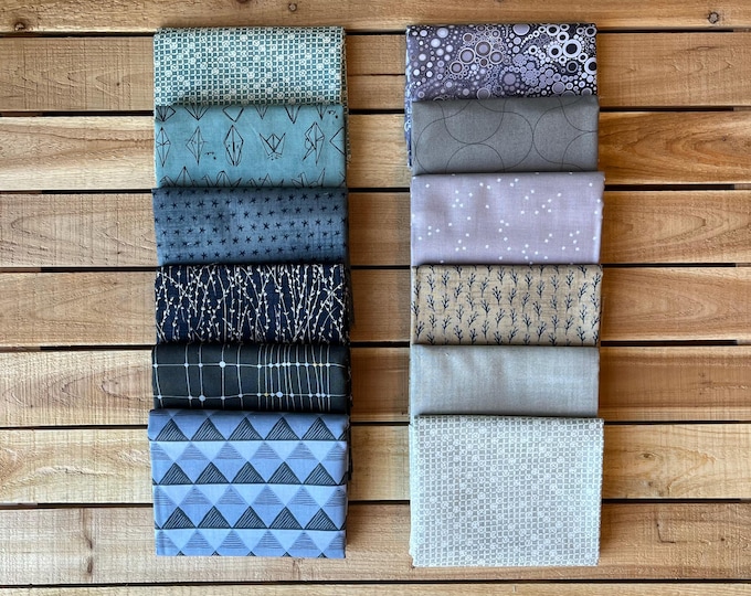 Modern Geometric Stash Builder Fat Quarter Bundle With Moda, Riley ...