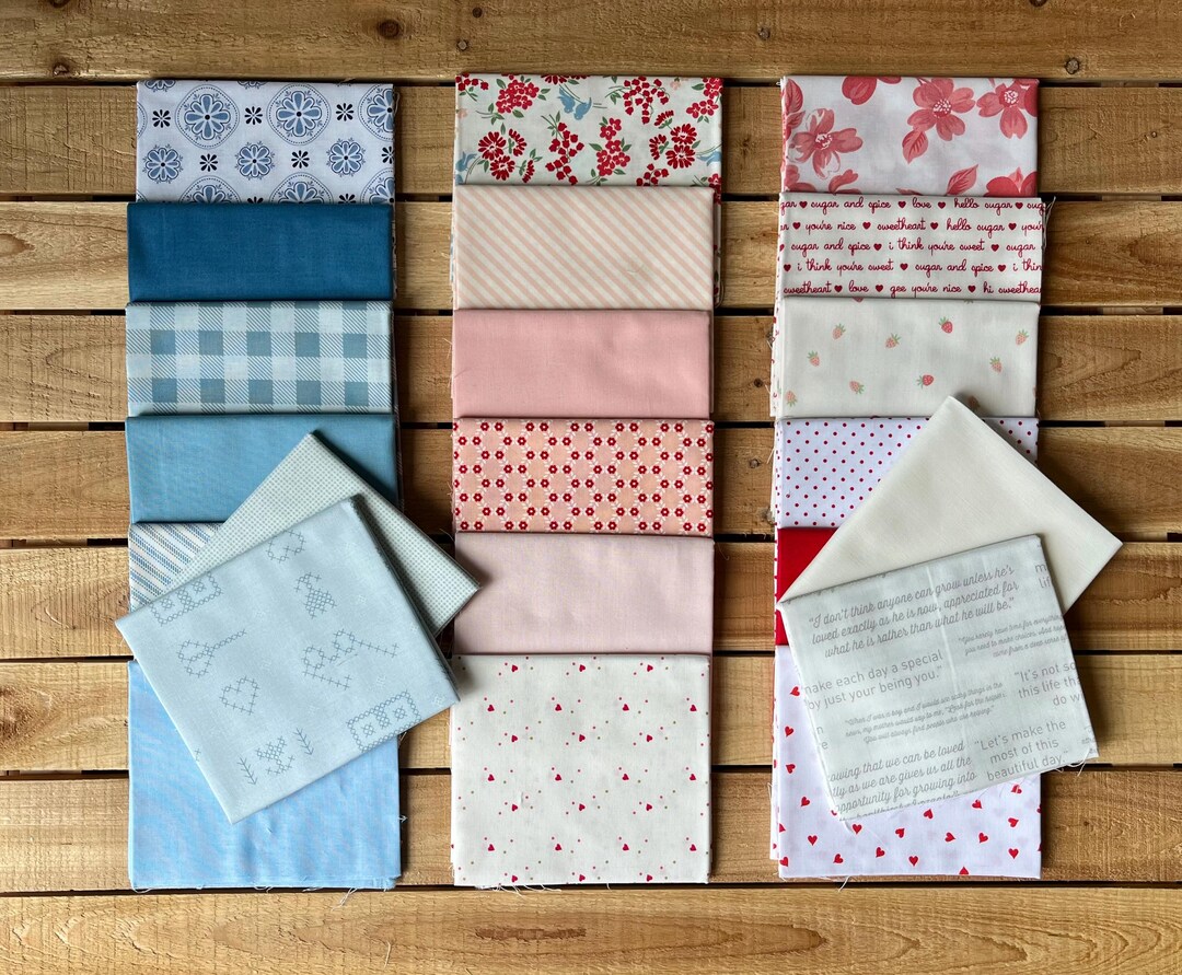 Modern Fat Quarter Bundle With Moda and Riley Blake Designs Fabrics - Etsy