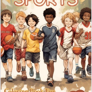 Sports Coloring Book
