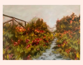 Stampa del sentiero del giardino