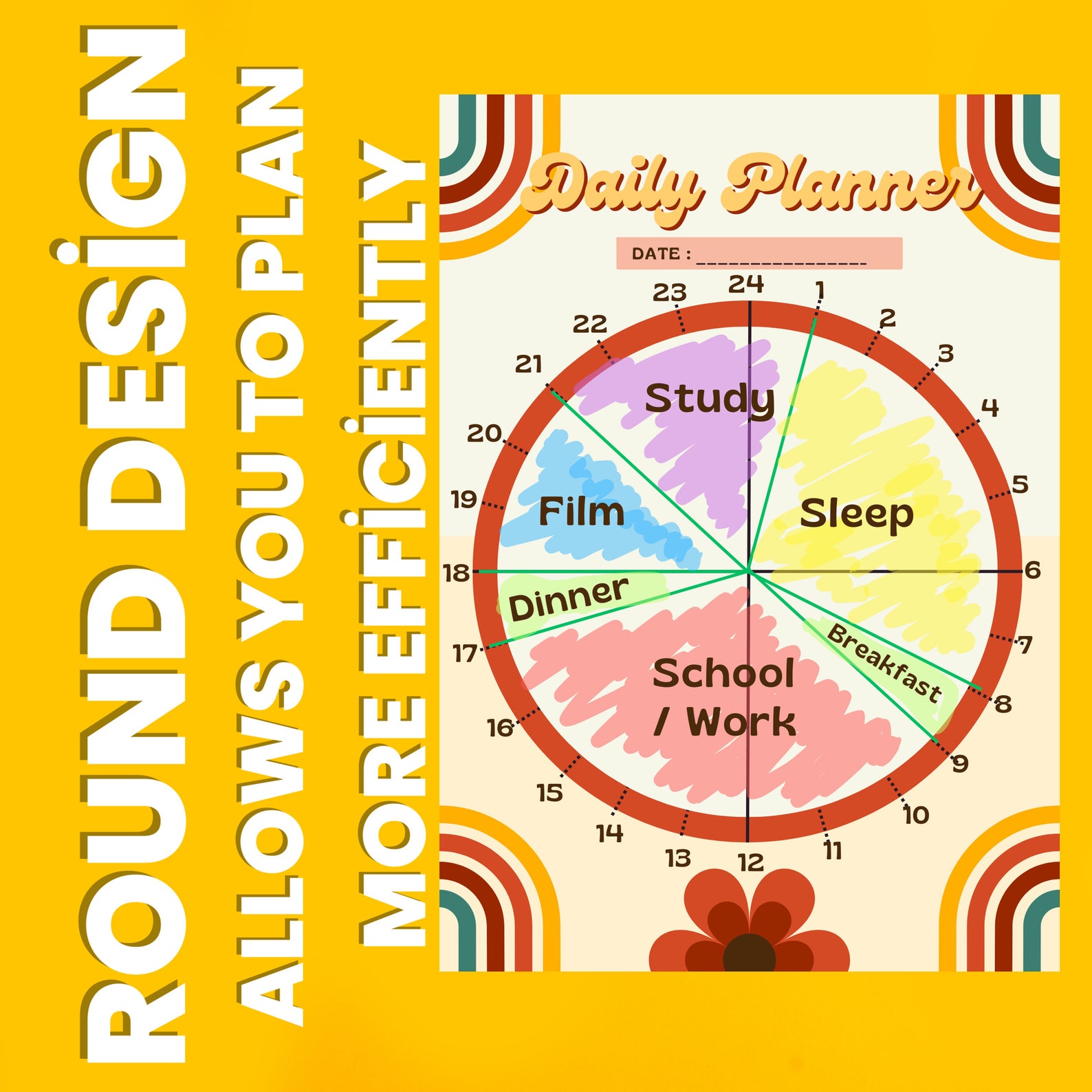 Printable Daily Planner, Daily Planner, Digital Planner, Printable