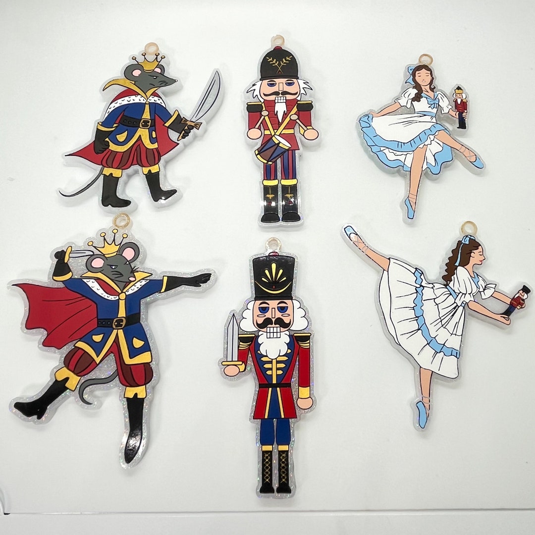 Nutcracker Ornament Set, Traditional Colors, PLEASE READ DESCRIPTION - Etsy