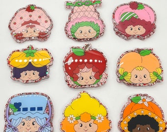 Strawberry Girl & Friends Magnet Set, Made to Order