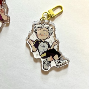Haikyuu Bokuto! || 3” Epoxy Acrylic Charm