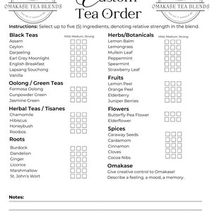 Omakase - 1oz - Custom Loose Leaf Blend