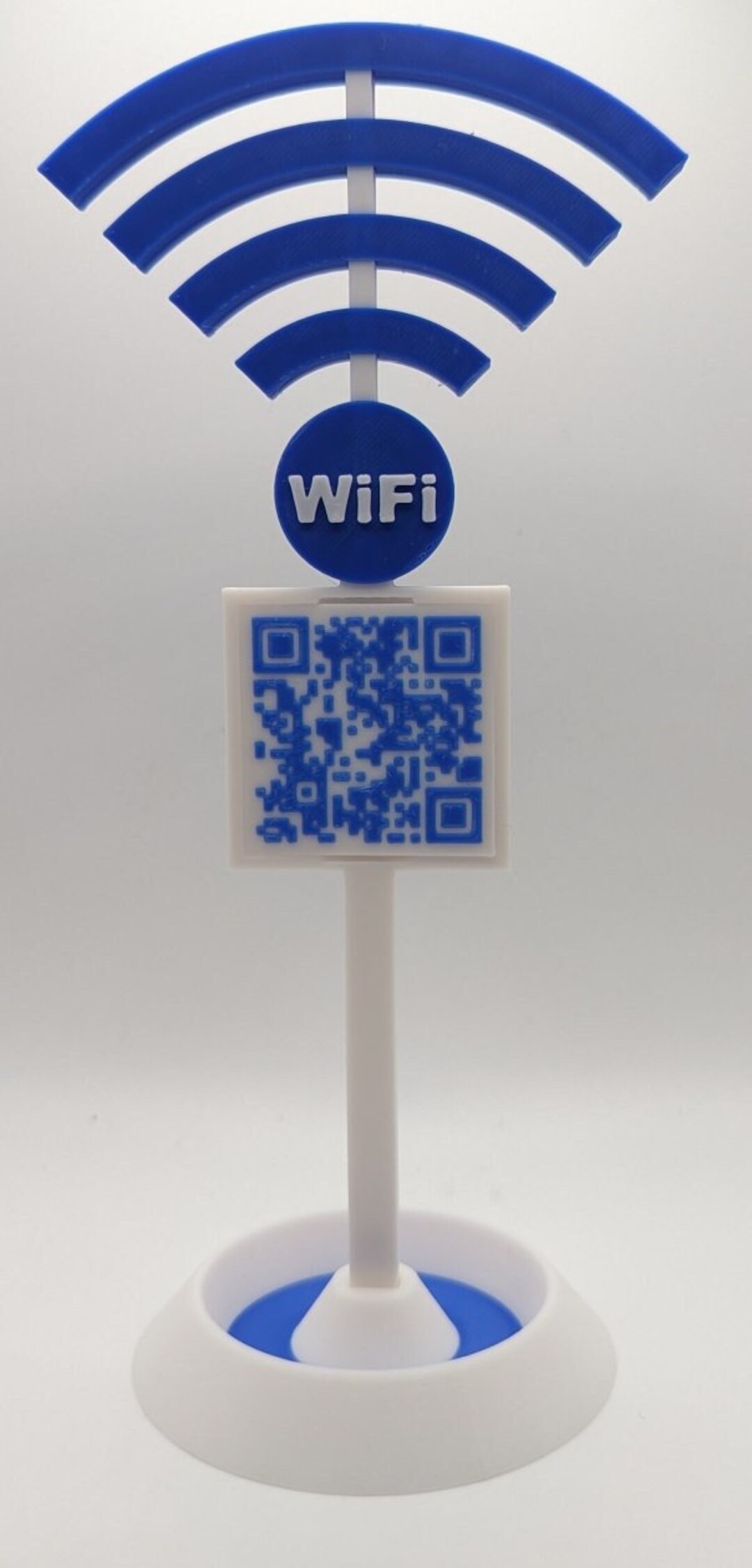 Wifi Stand With Changeable QR Code Etsy