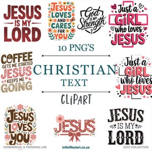 Christian Text - Transparent PNG Clipart - Commercial Use