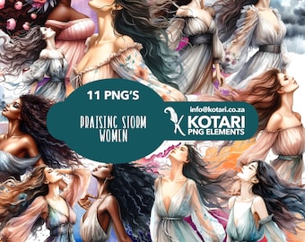 Stormy Paise Woman - Transparent PNG Clipart - Commercial Use
